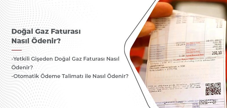 doğal gaz faturası nasıl ödenir