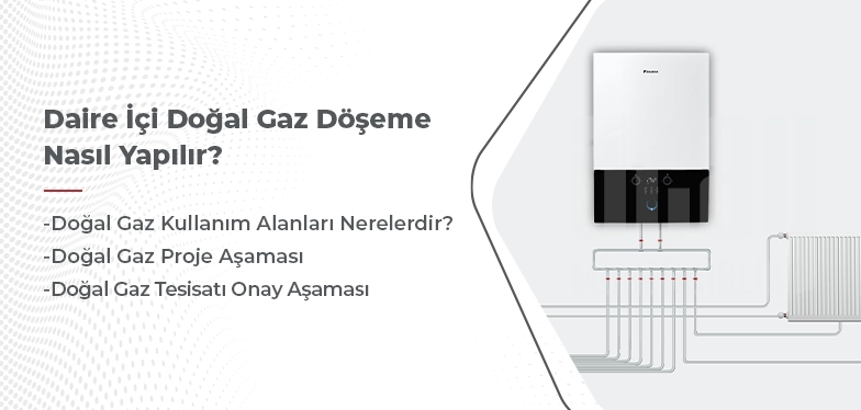 daire içi doğal gaz tesisatı döşeme