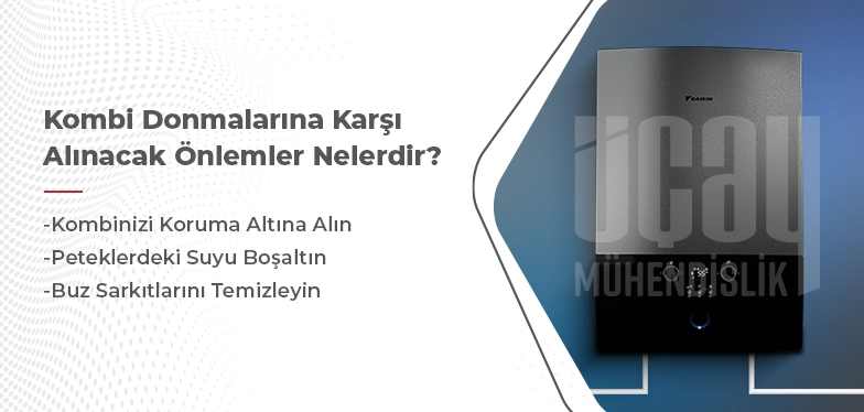 kombi donmalarına karşı alınacak önlemler nelerdir