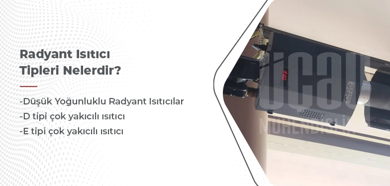 radyant ısıtıcı tipleri nelerdir