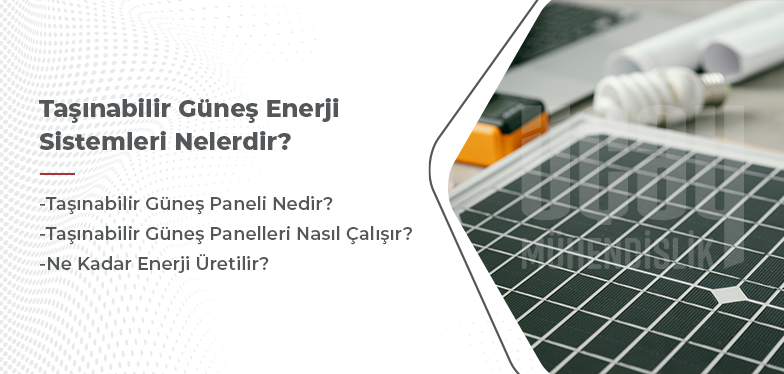 taşınabilir güneş enerji sistemleri nelerdir